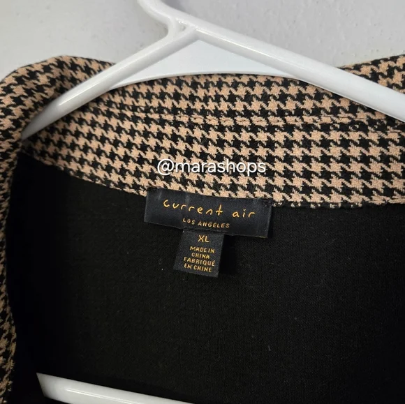 Current Air Houndstooth Printed Shirt Jacket - Picture 6 of 9